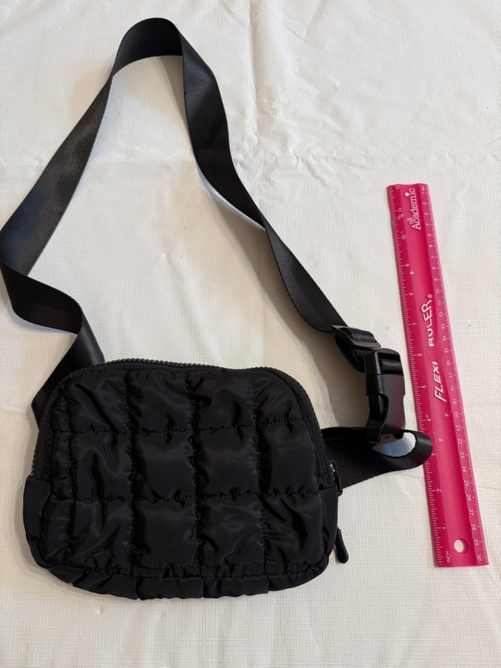 torrid Black Quilted Crossbody Bag